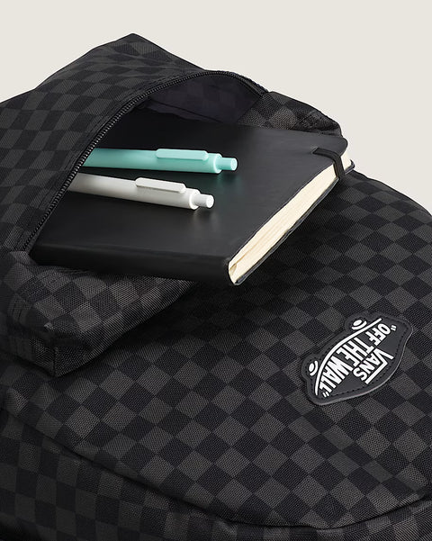 Old Skool Grom Check Black | Charcoal