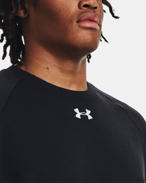 UA Rival Fleece Crew Black