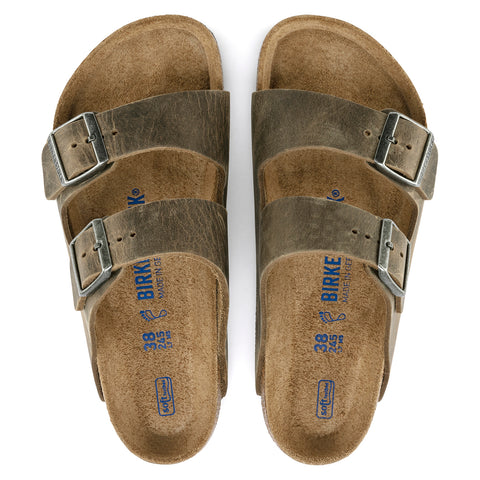 Arizona Soft Footbed Oiled Leather Faded Khaki