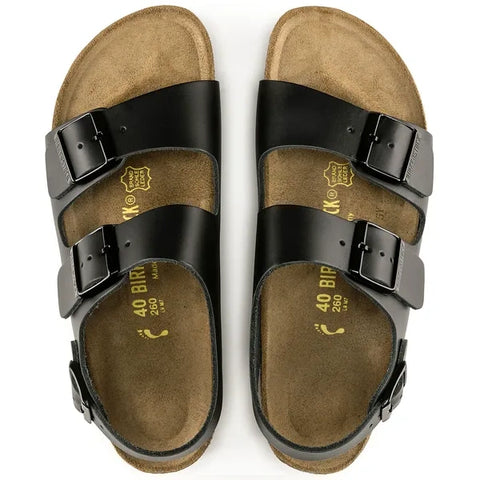 Milano Black Natural Leather