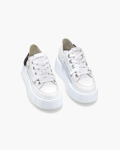 Leather Matilda Low White
