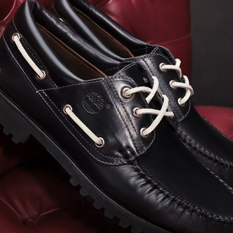Auth Boat Shoe Black