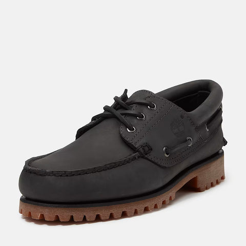 Auth Boat Shoe Dark Grey