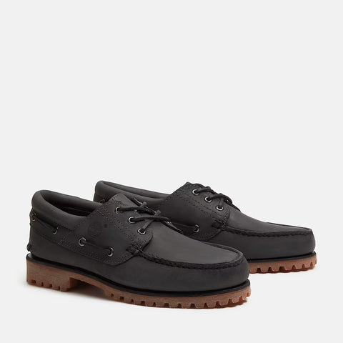 Auth Boat Shoe Dark Grey