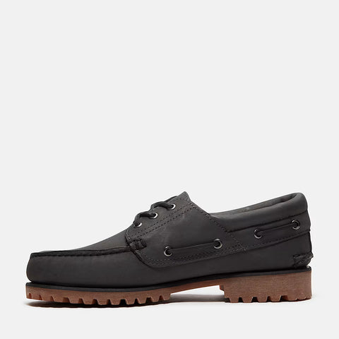 Auth Boat Shoe Dark Grey