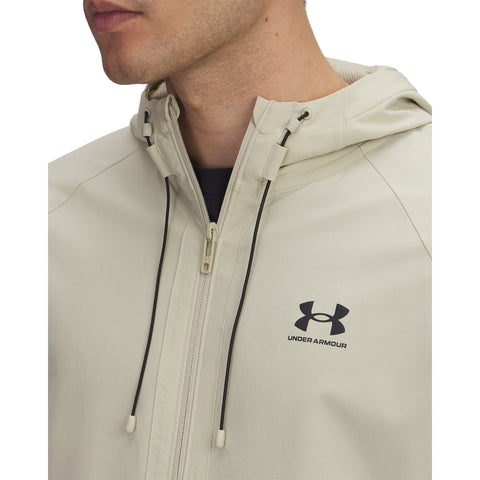 UA Vibe Woven Jacket Khaki Base | Black