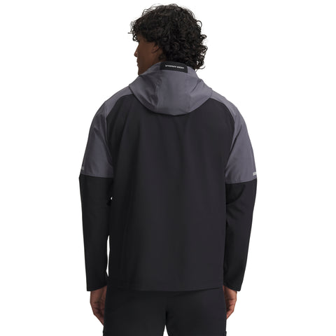 Tech Utility Woven Jacket Black Gray