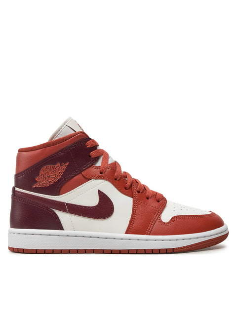 Air Jordan 1 Mid Dusty Peach | Night Maroon