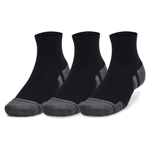 UA Performance Cotton 3P QTR Black