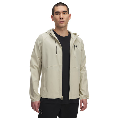 UA Vibe Woven Jacket Khaki Base | Black