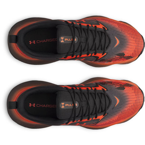 UA Pulse Schwarz | Dunkelorange